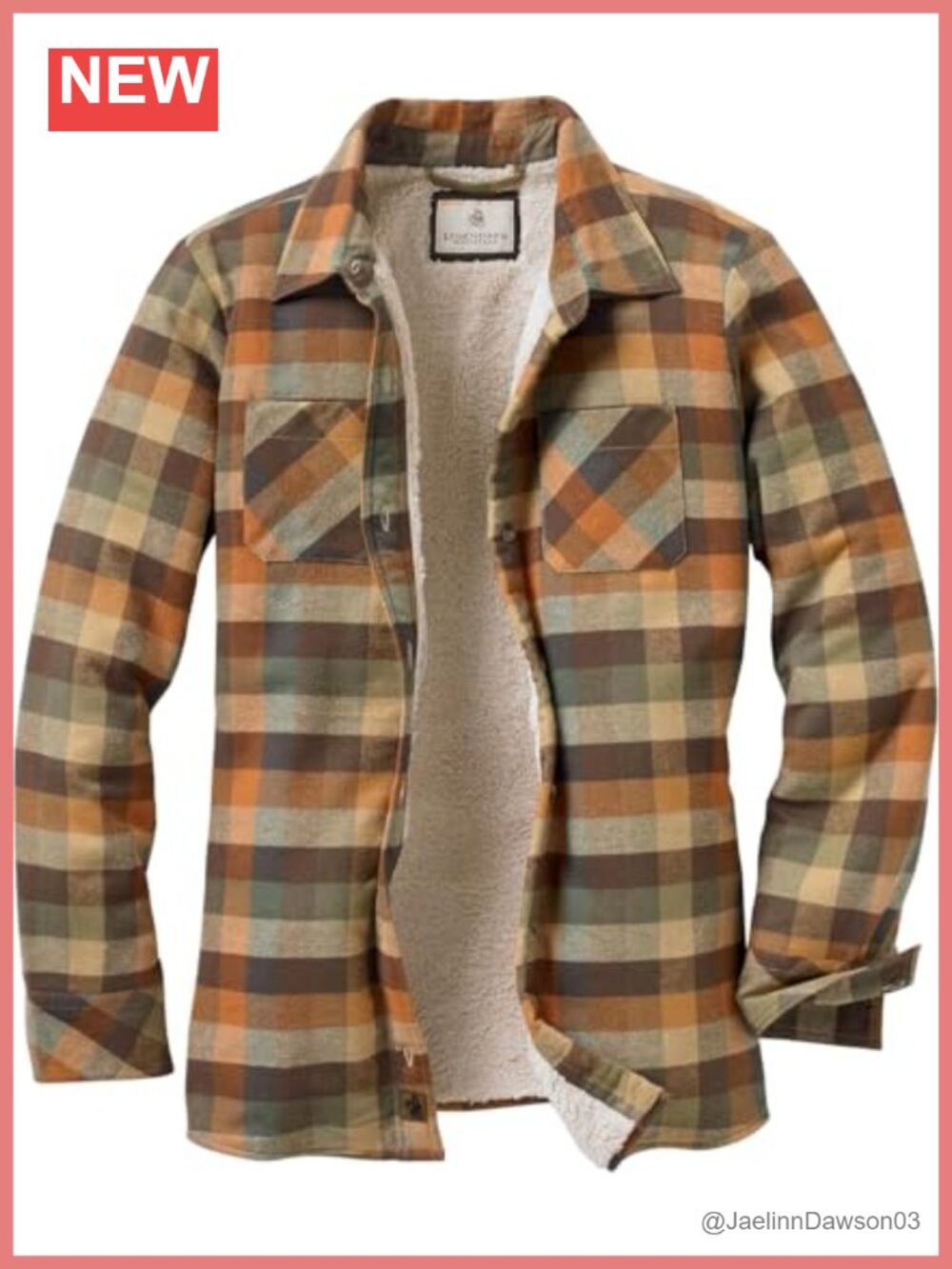Sherpa Lined Flannel Shacket Button Down Plaid Shirt Jacket Women's